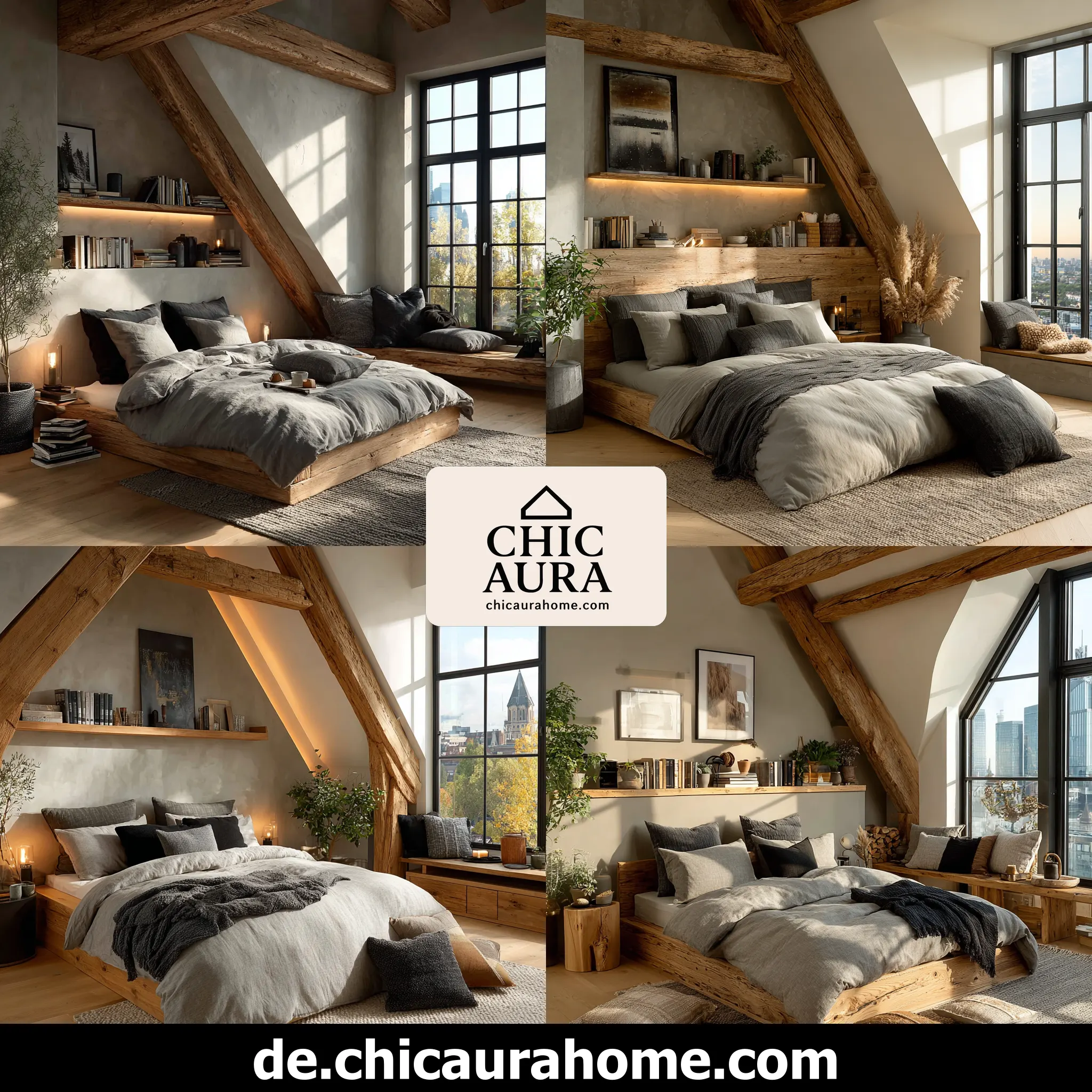 kleines schlafzimmer mit dachschraege gestalten