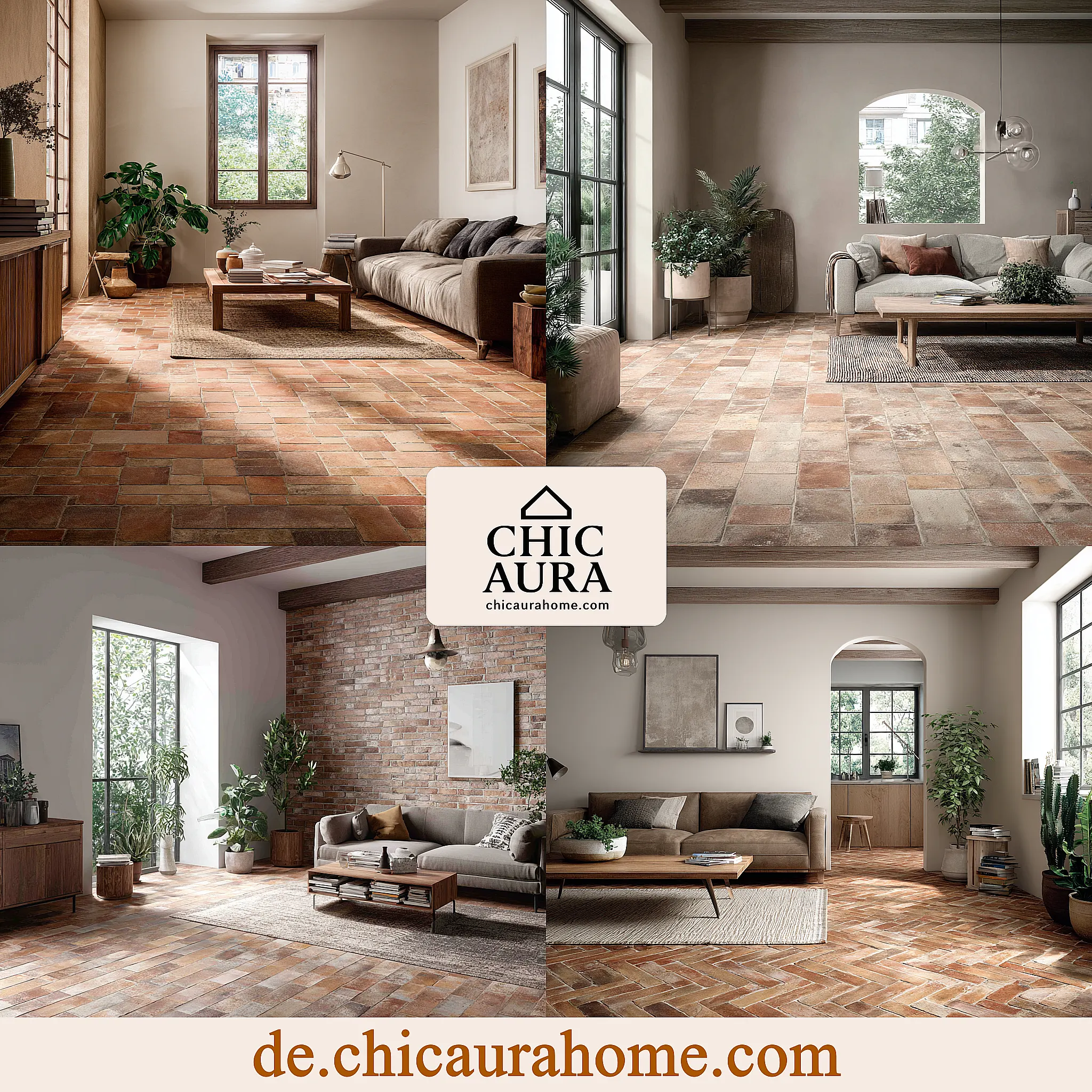 ziegeloptik fliesen boden