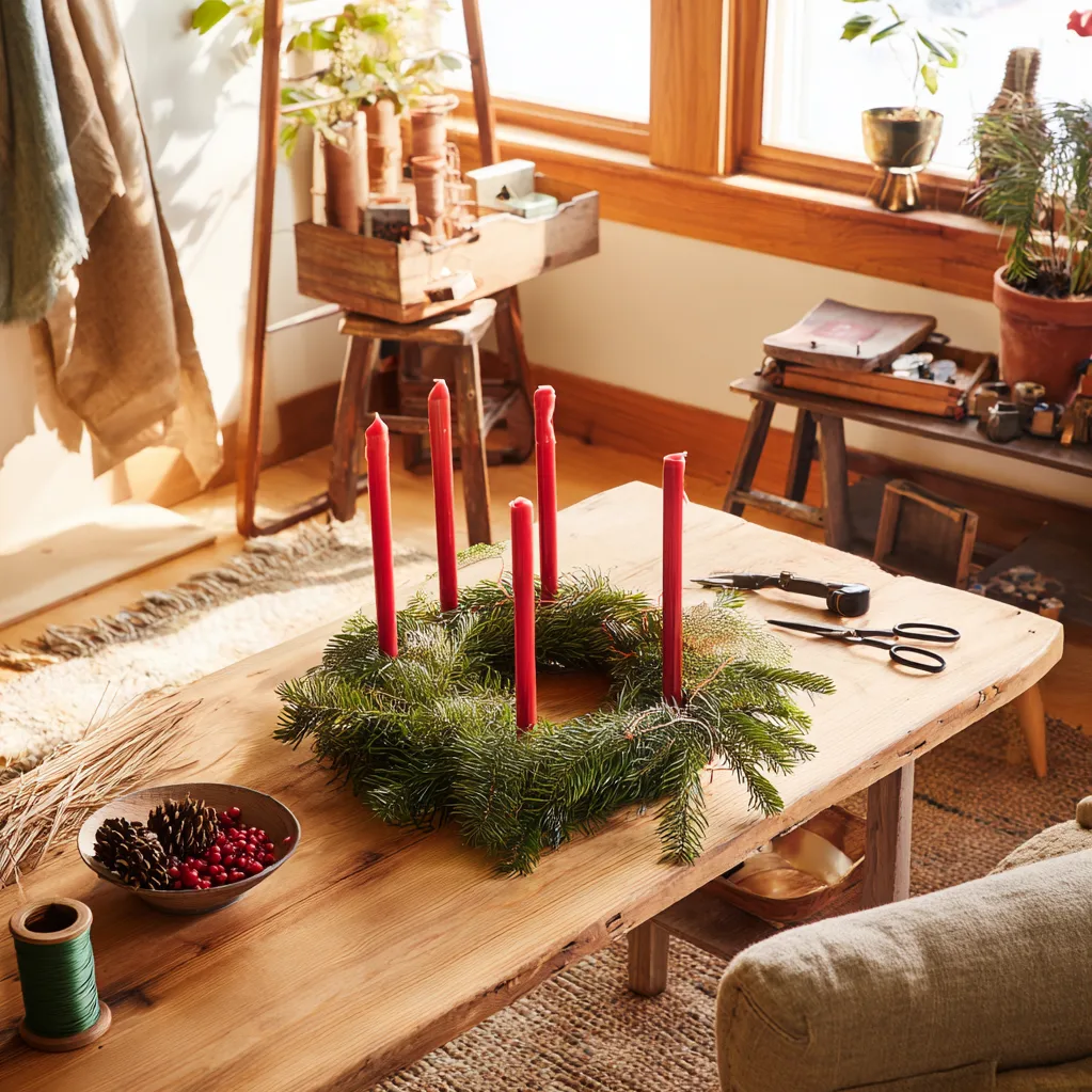 adventkranz ideen selber machen