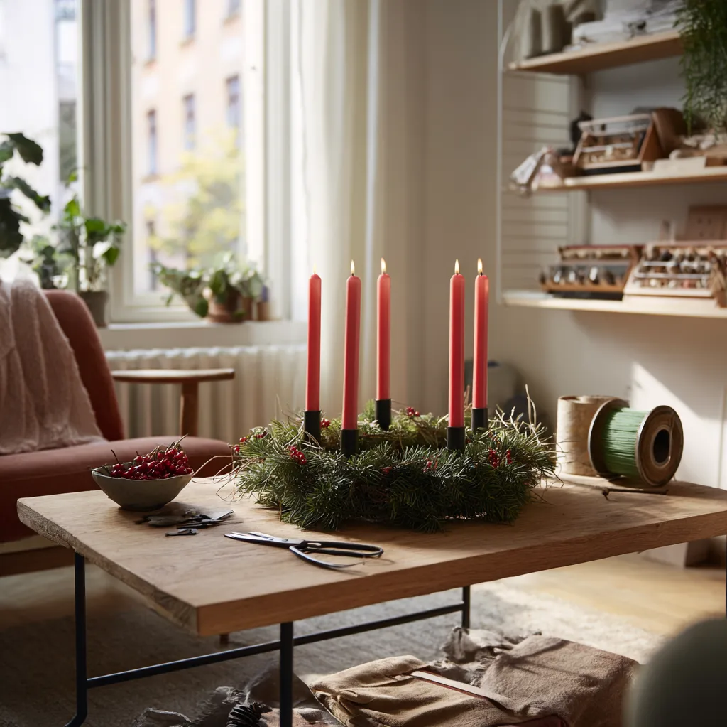 adventkranz ideen selber machen