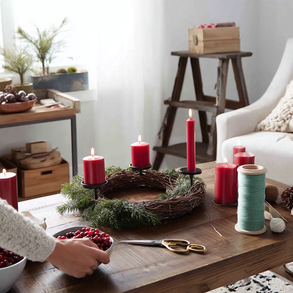 adventkranz ideen selber machen