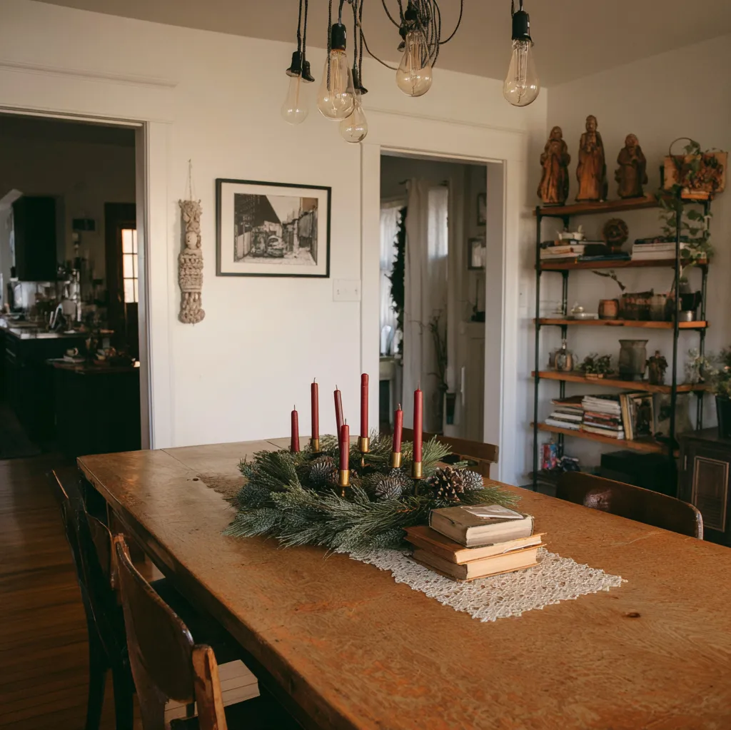 adventkranz ideen vintage