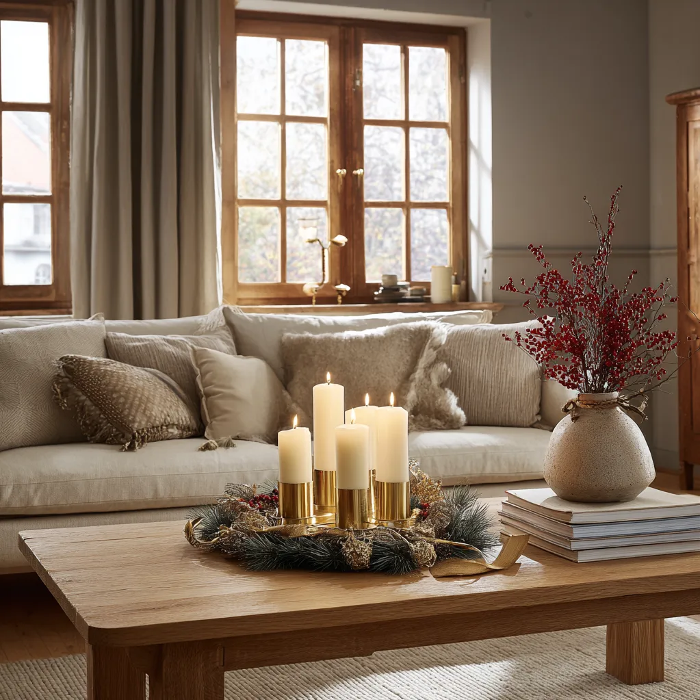 adventskränze trend 2025 gold