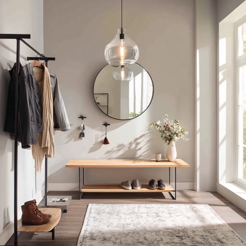 eingangsbereich einrichten modern