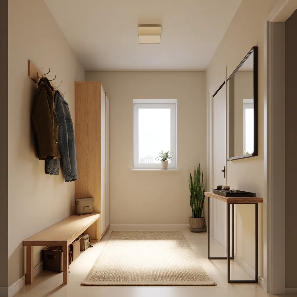 eingangsbereich einrichten schmaler flur