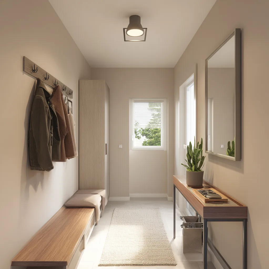 eingangsbereich einrichten schmaler flur