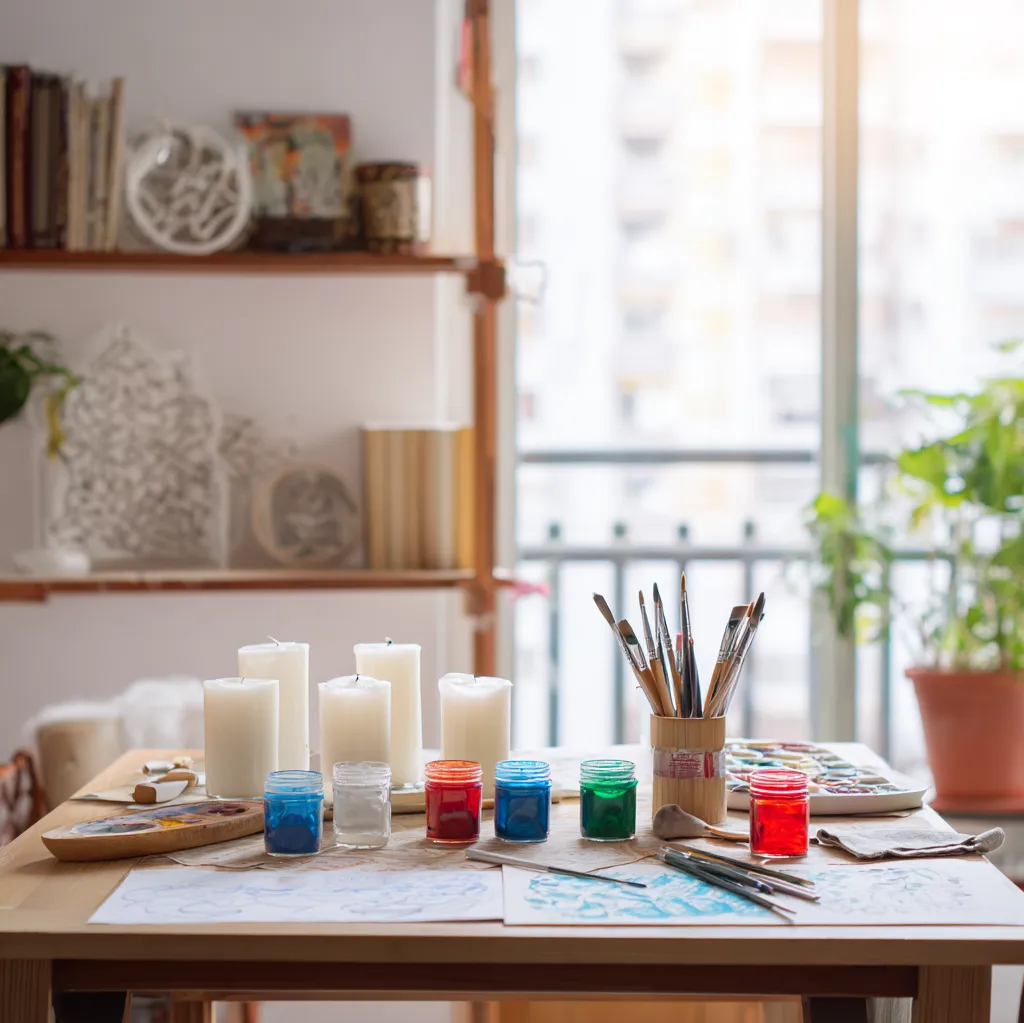 kerzen bemalen ideen