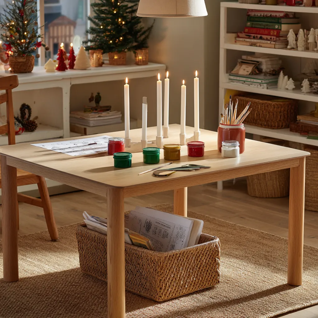 kerzen bemalen weihnachten