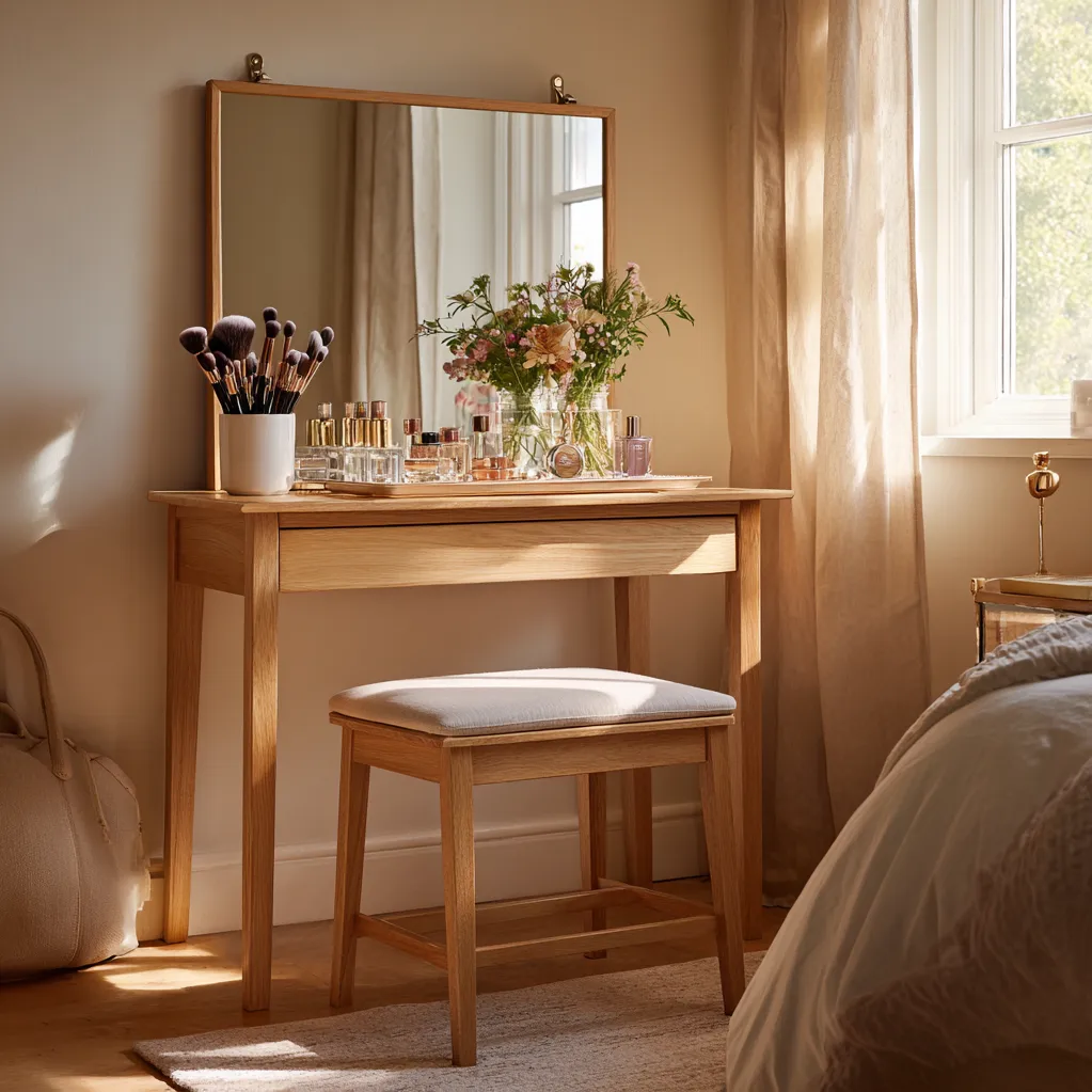 schminktisch ideen deko