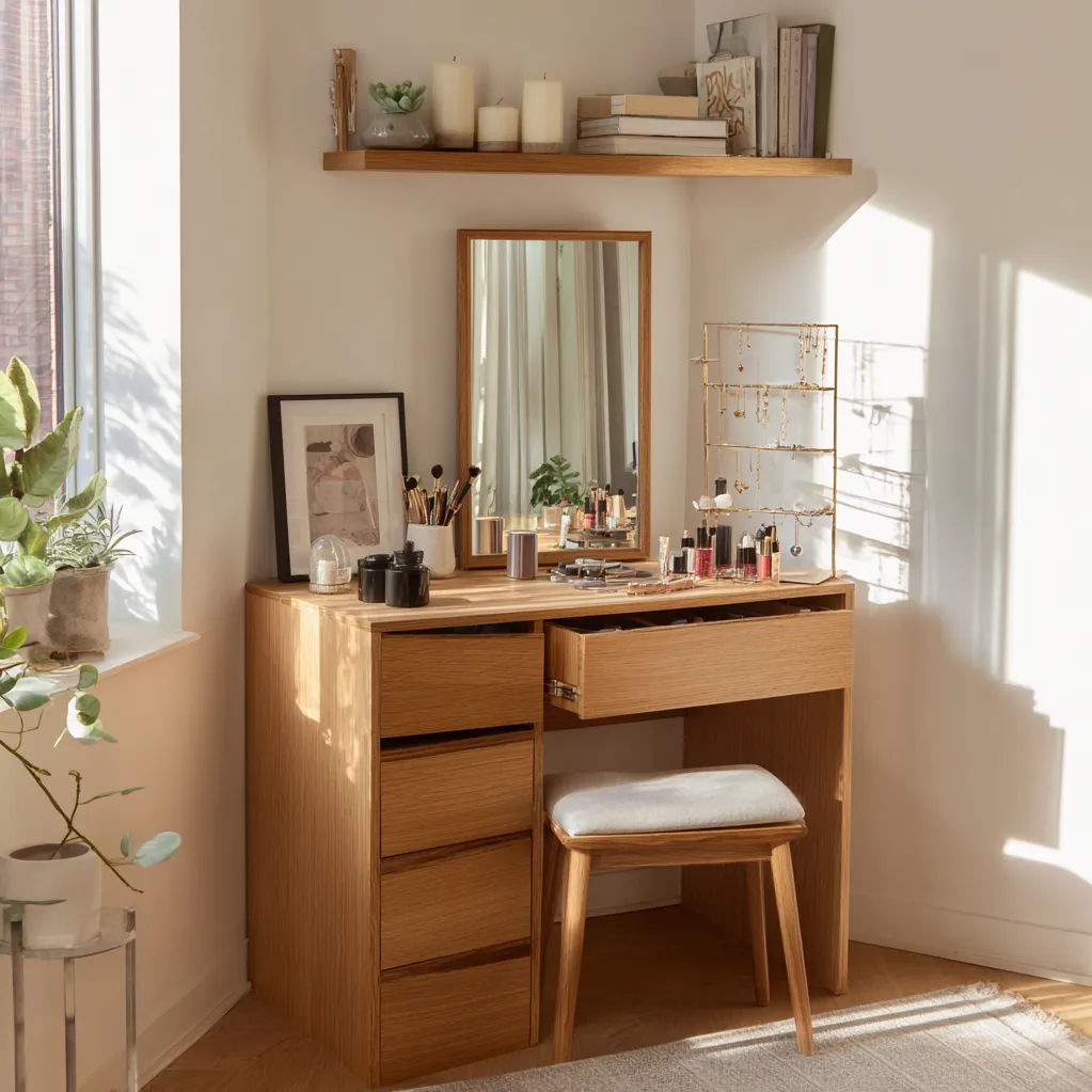 schminktisch ideen dekoration