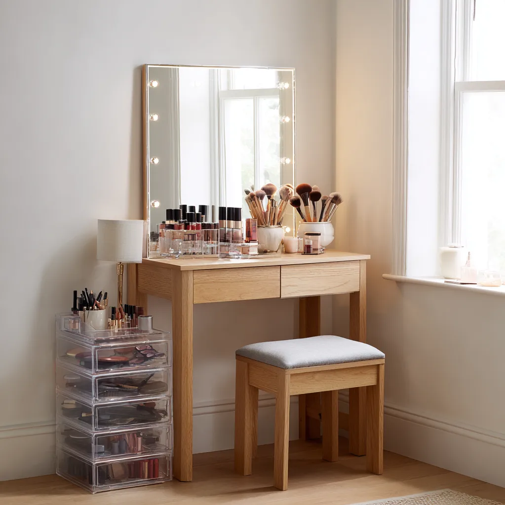schminktisch ideen organisation