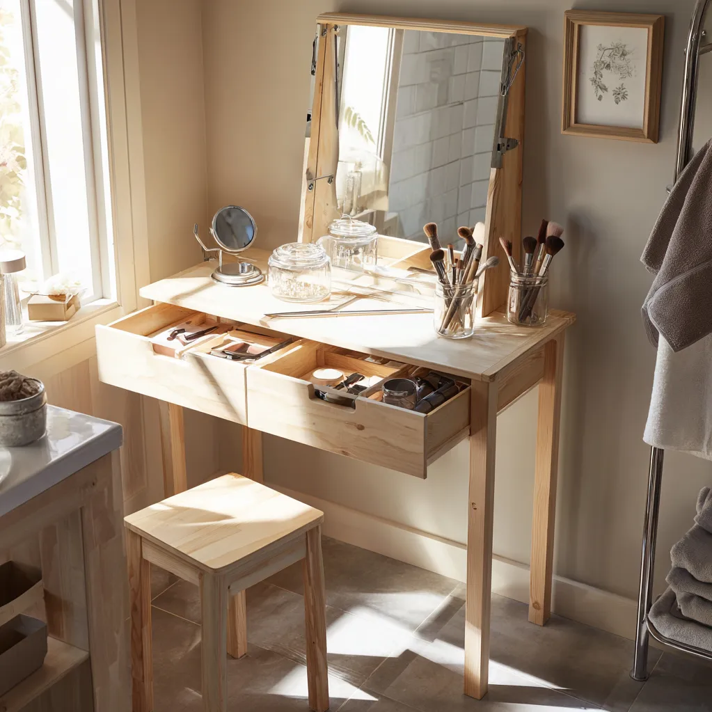 schminktisch ideen selbermachen