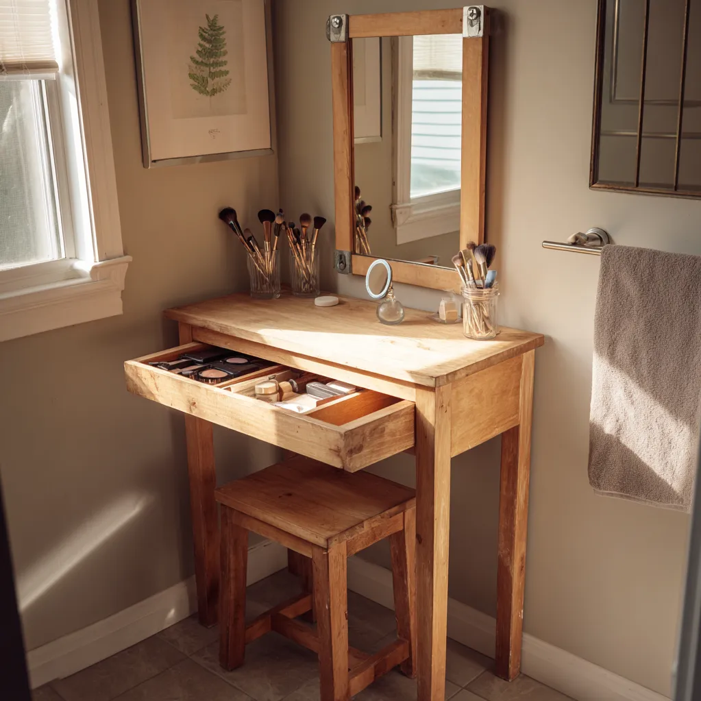 schminktisch ideen selbermachen