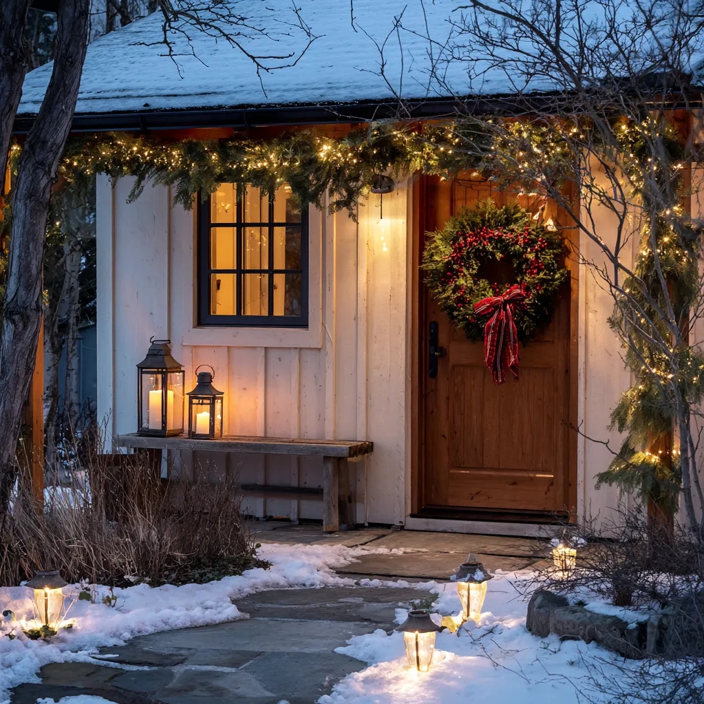 weihnachtsdekoration ideen draußen