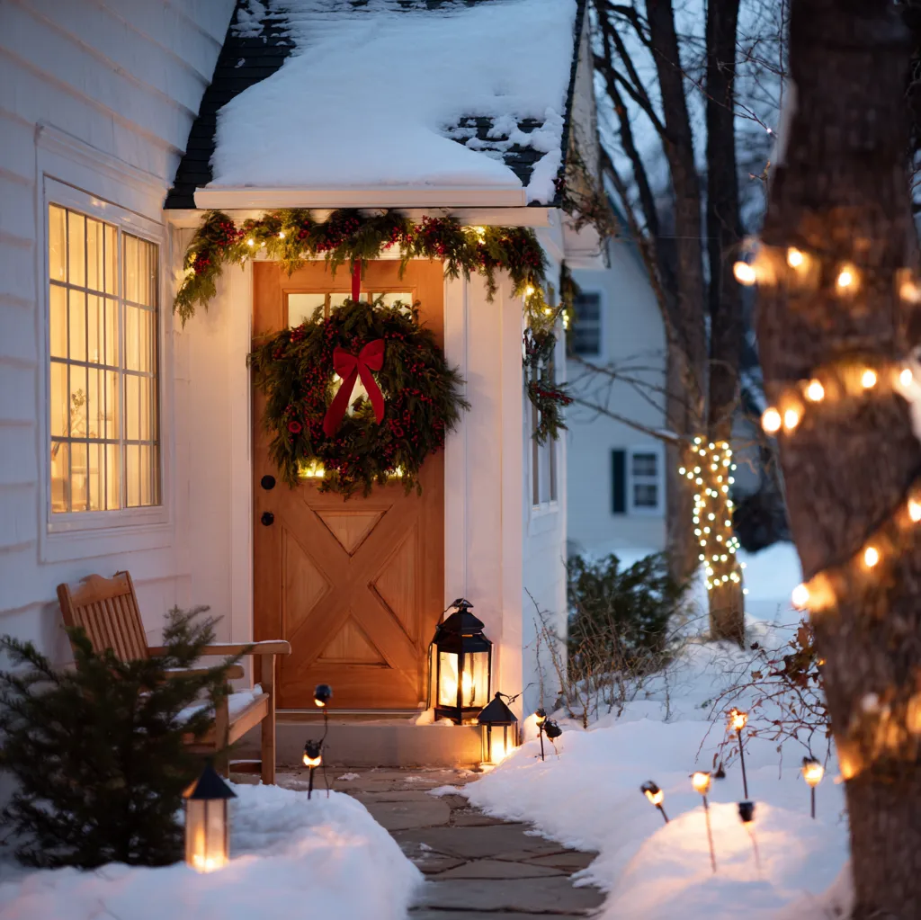 weihnachtsdekoration ideen draußen