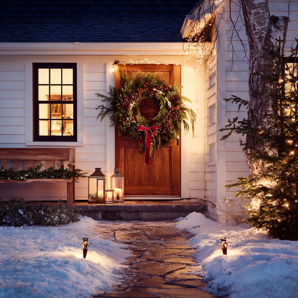 weihnachtsdekoration ideen draußen