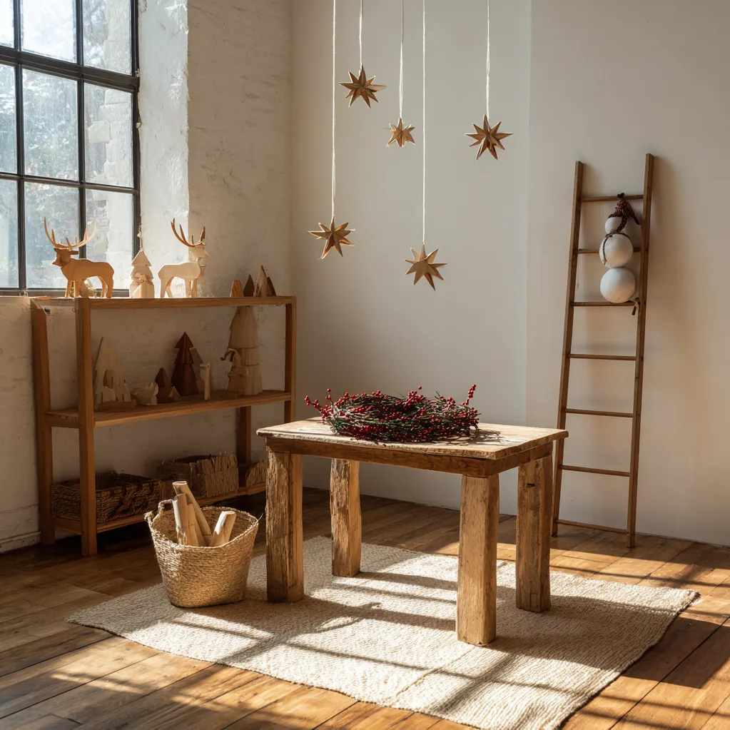 weihnachtsdekoration ideen holz