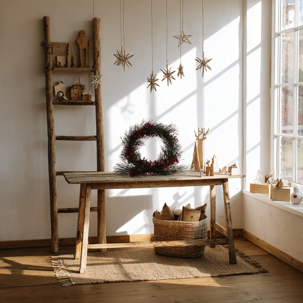 weihnachtsdekoration ideen holz