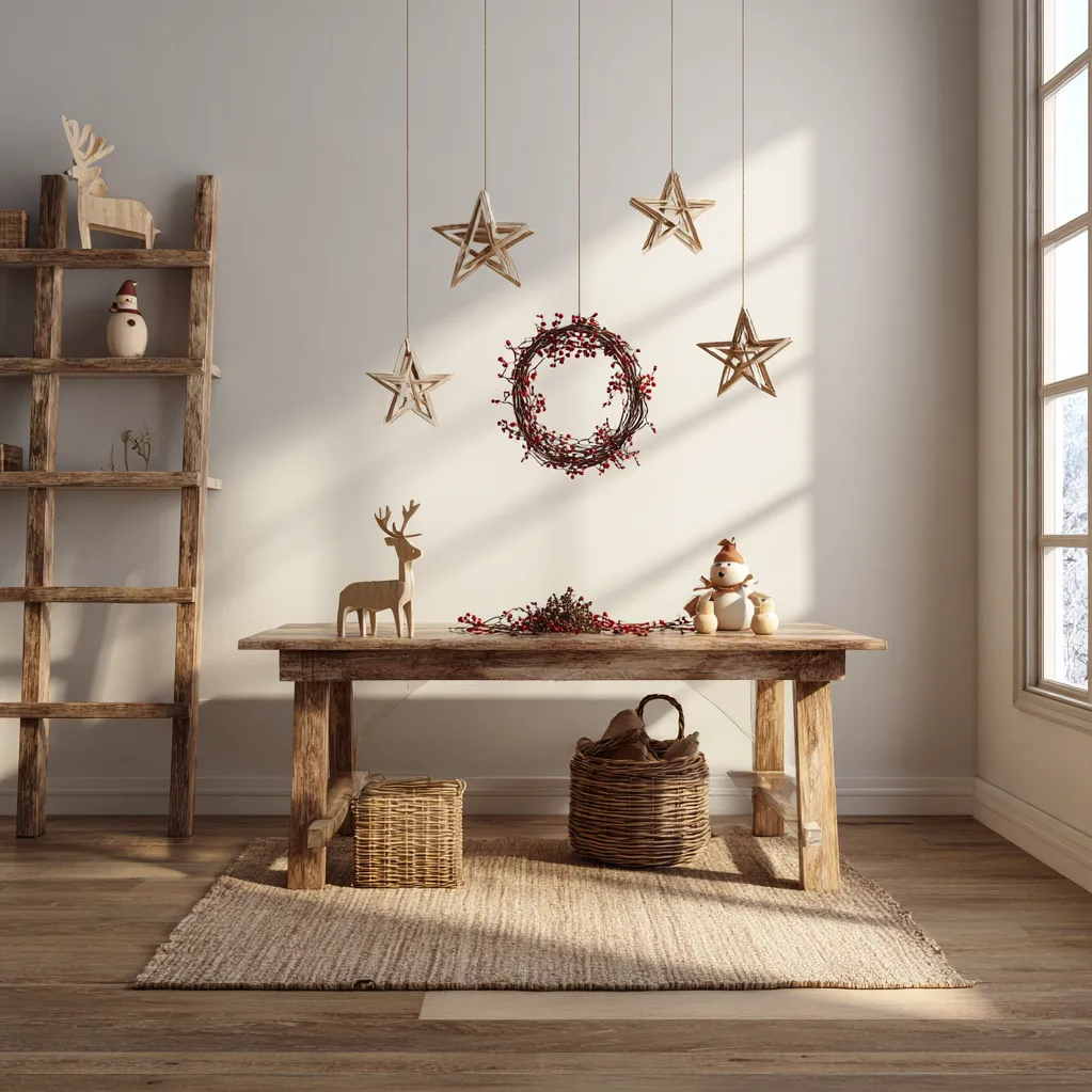 weihnachtsdekoration ideen holz