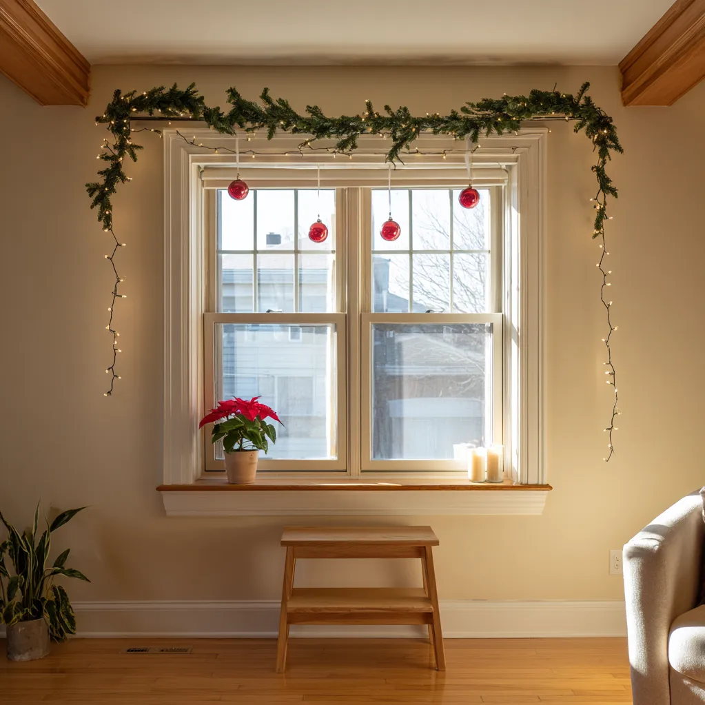 weihnachtsdekoration ideen wohnung fenster