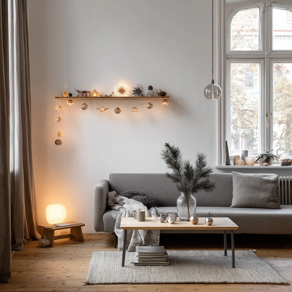 weihnachtsdekoration ideen wohnung modern