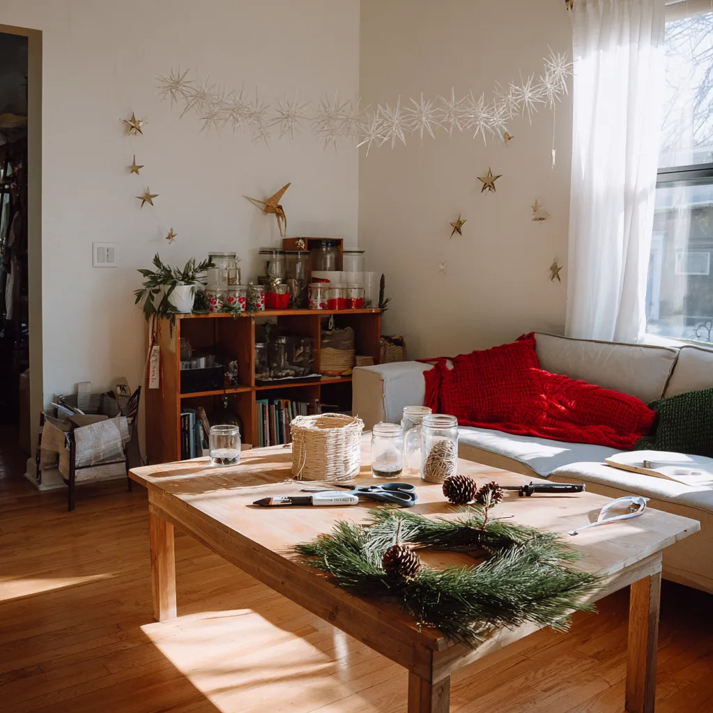 weihnachtsdekoration wohnung selber machen