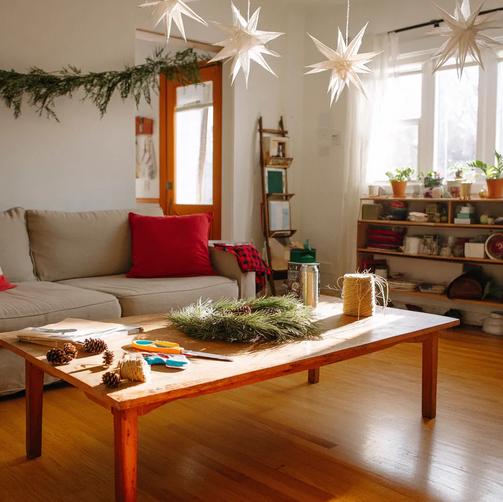 weihnachtsdekoration wohnung selber machen