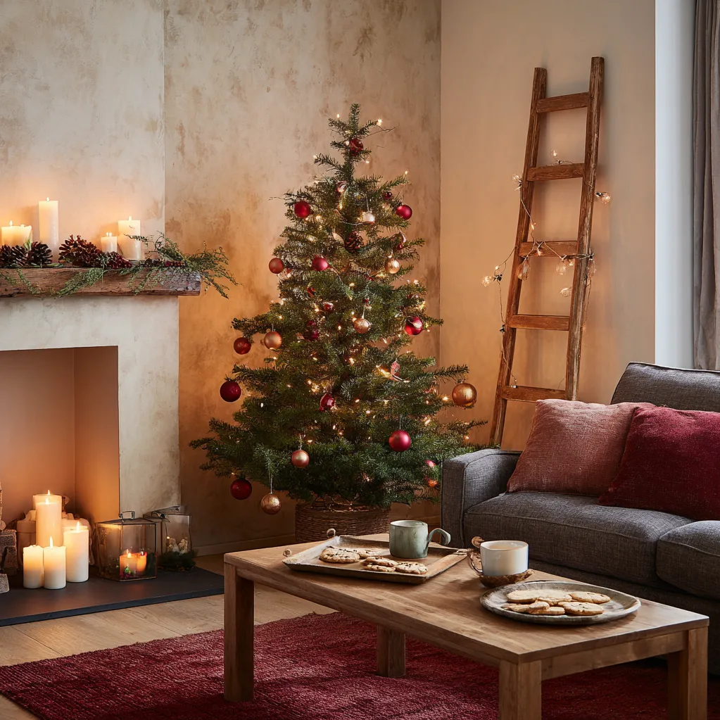 wohnung weihnachtsdekoration