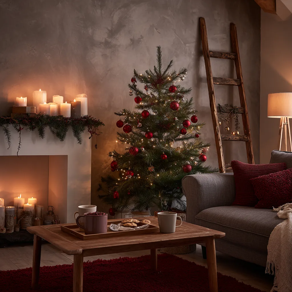 wohnung weihnachtsdekoration