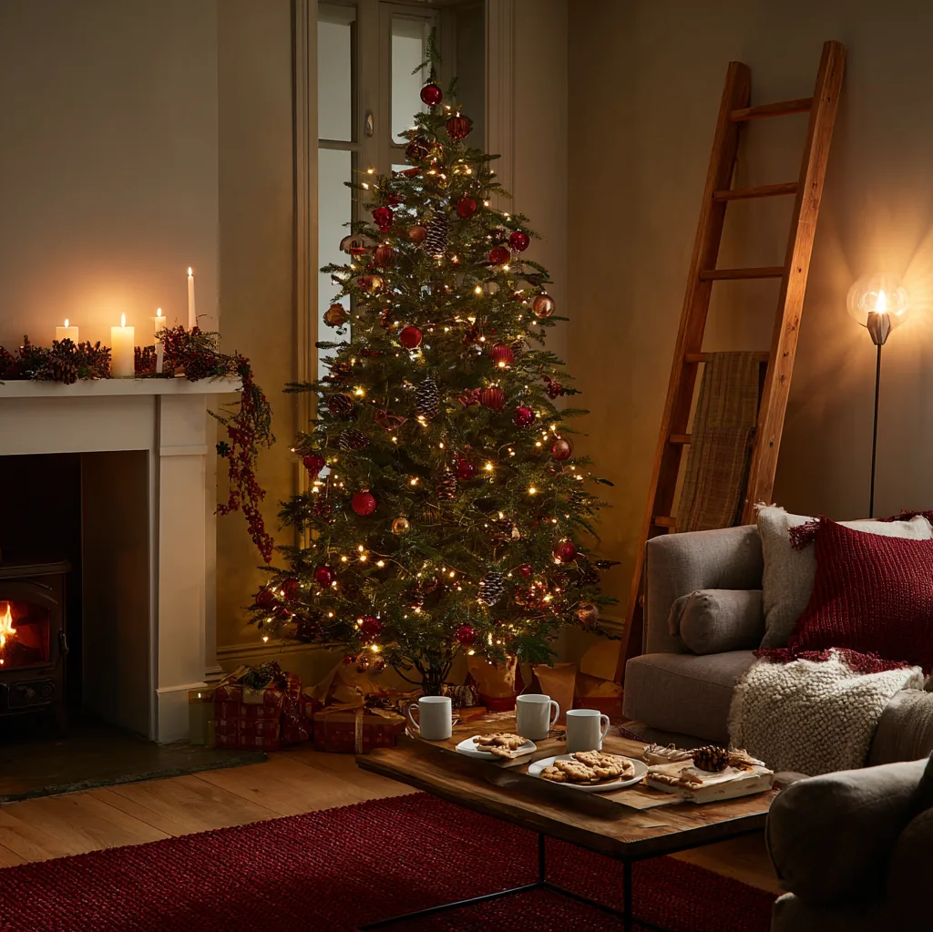 wohnung weihnachtsdekoration