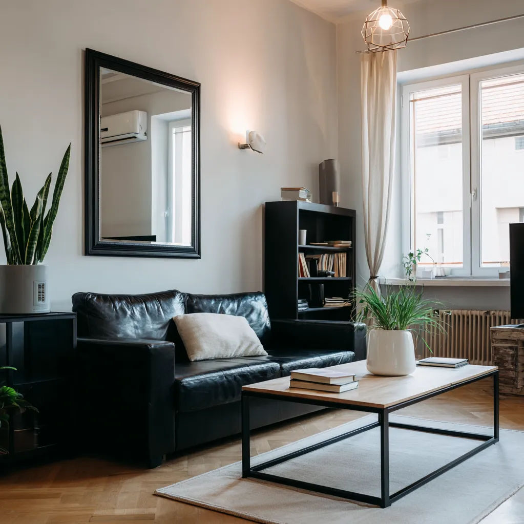 wohnzimmer ideen modern schwarz